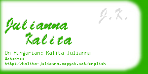 julianna kalita business card